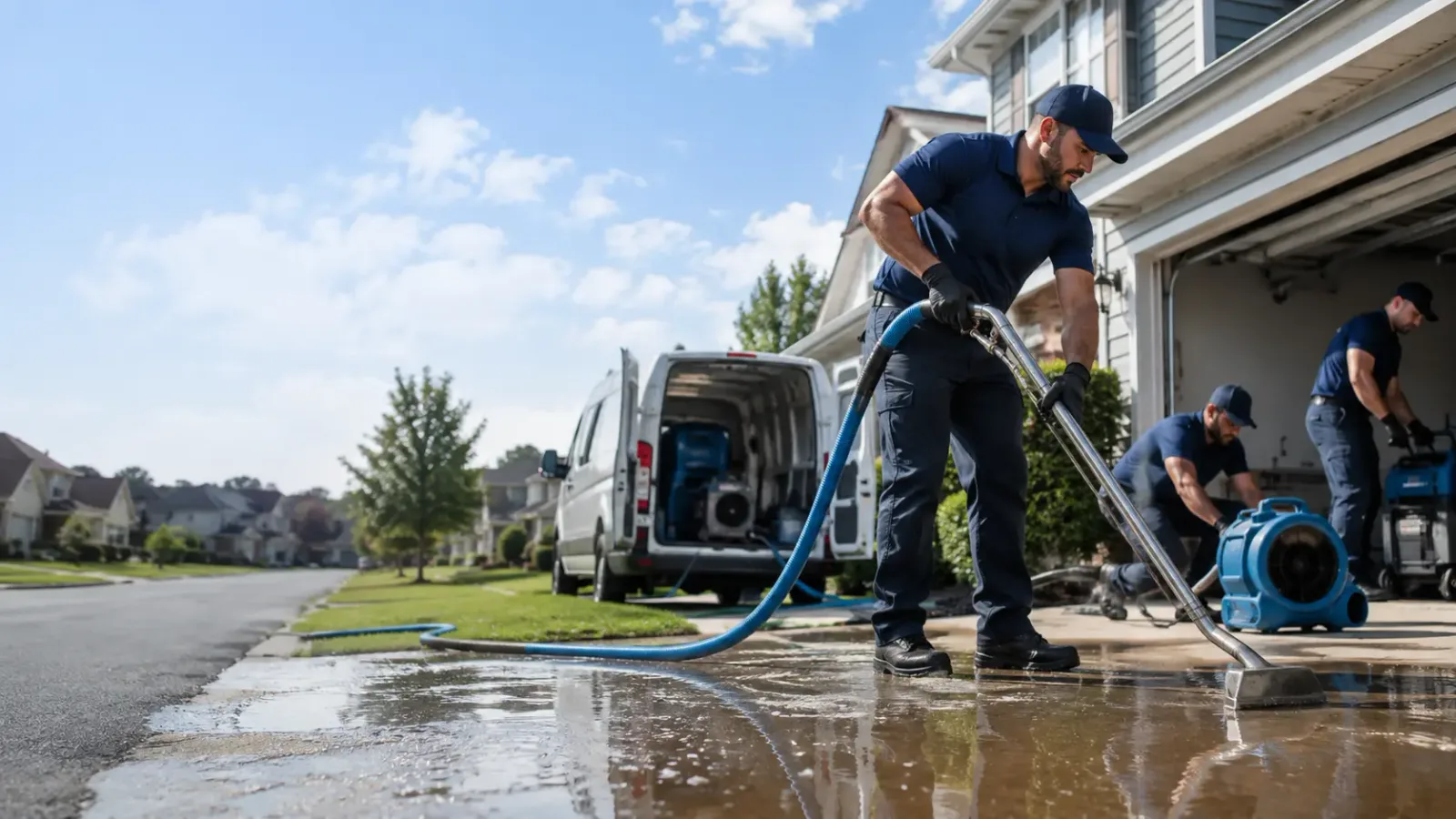 Flood Damage Restoration in Crane, IN